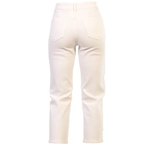 Jolie Mom Jeans | Regular Leg (Soft White)