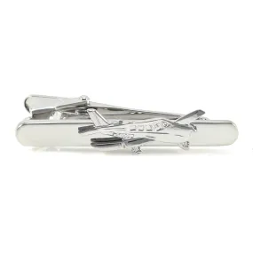 Kauai Silver Airplane Tie Bar