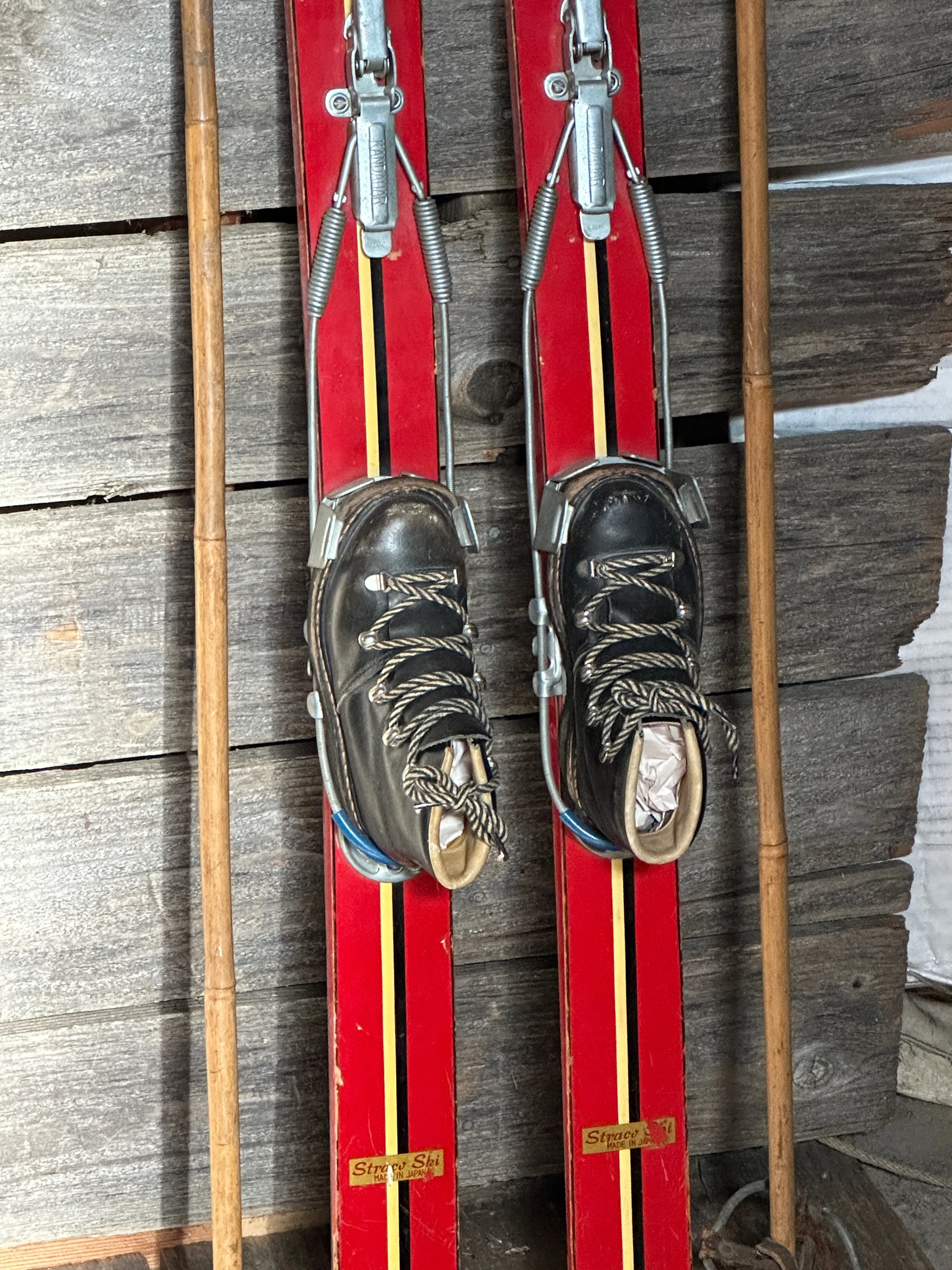 Kids Stratco Skis with Boots and Poles - Great Set!