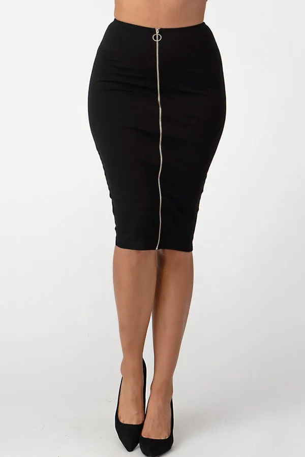 Knee Length Pencil Skirt