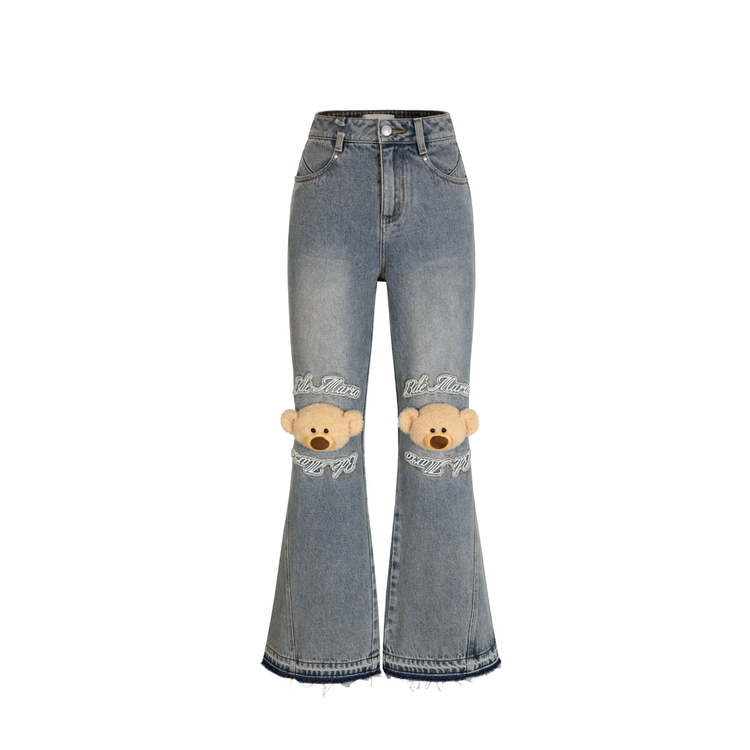 Knees Bear Jeans In Blue