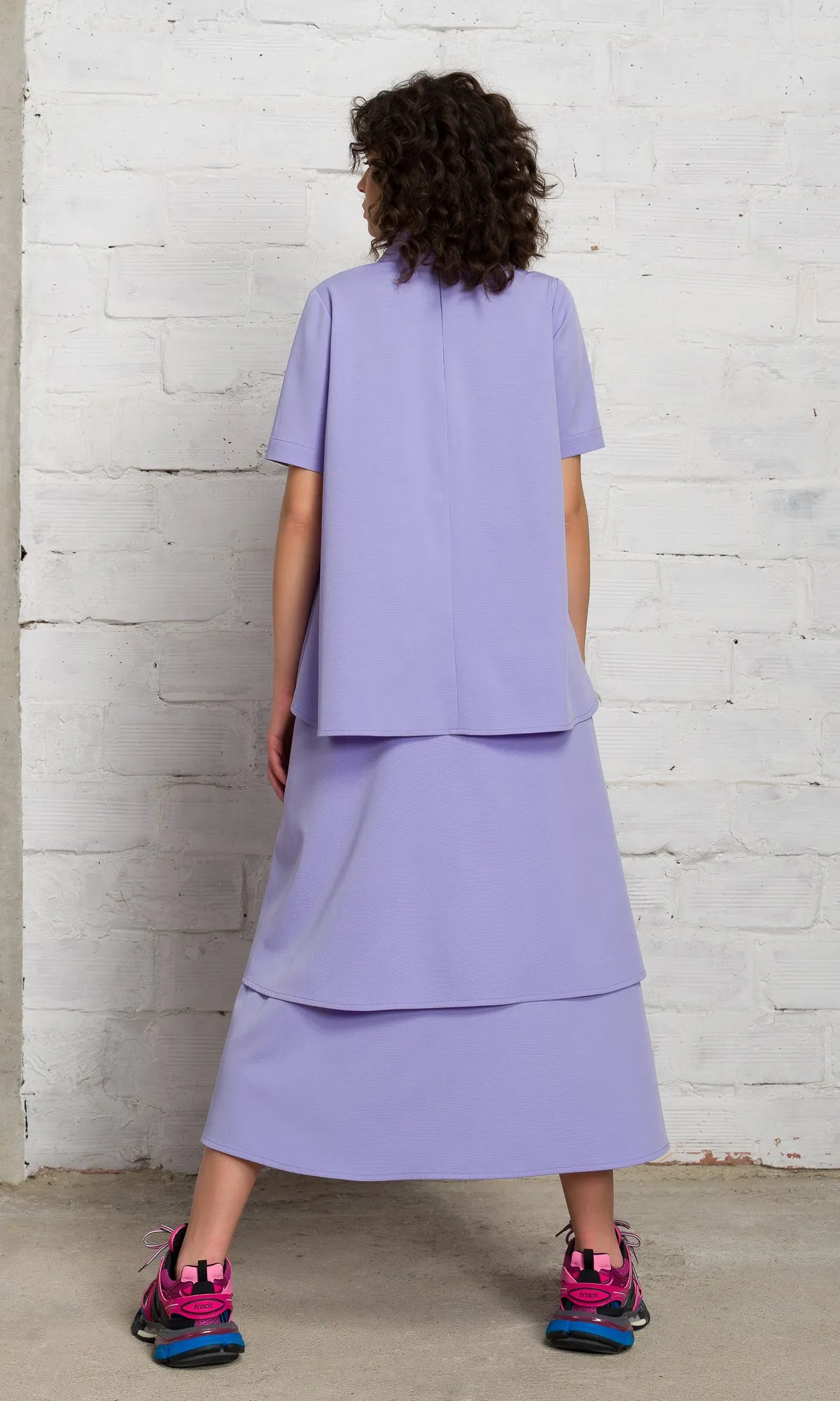 Layered Modular Midi Dress