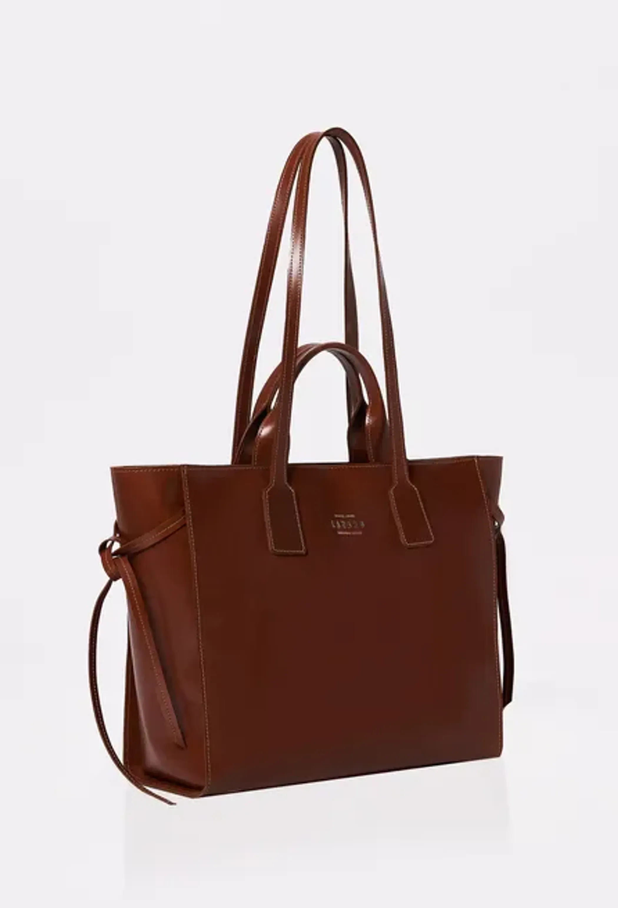 Leather Tote Bag 'Lambro'