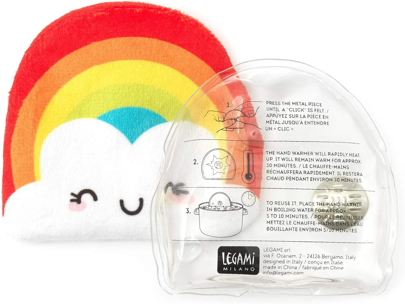 Legami SOS Winter Hand Warmer - Rainbow