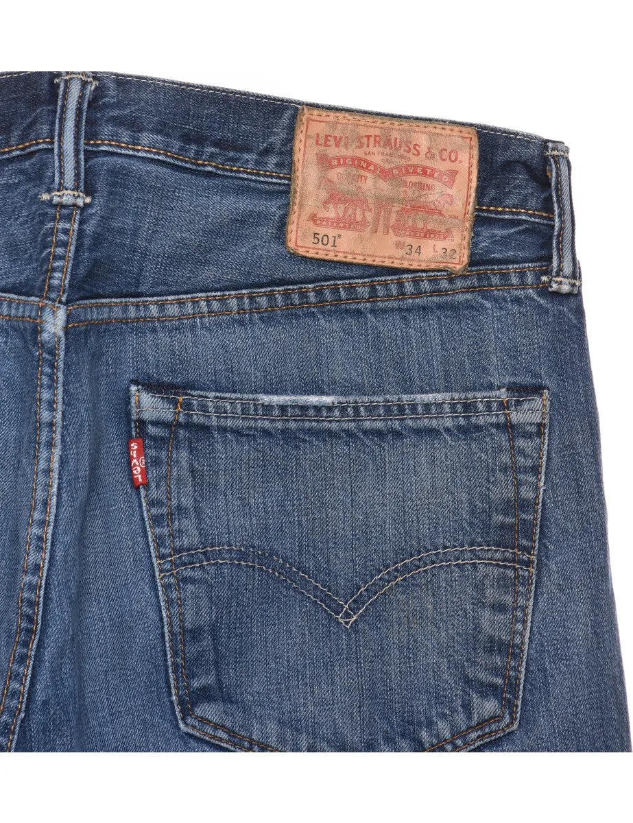 Levi's Dark Stone Wash 501 Jeans - W34 L32