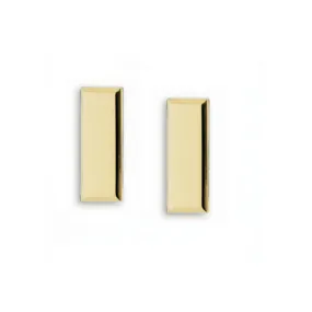 Lieutenant Insignia Collar Bars | Smooth | Small | Gold or Silver