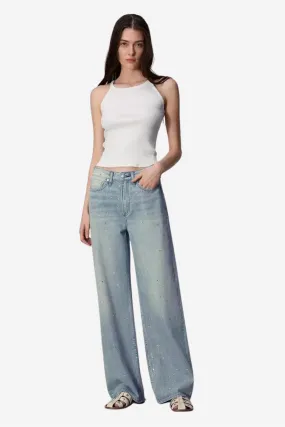 Logan Wide Leg Misty Jewel