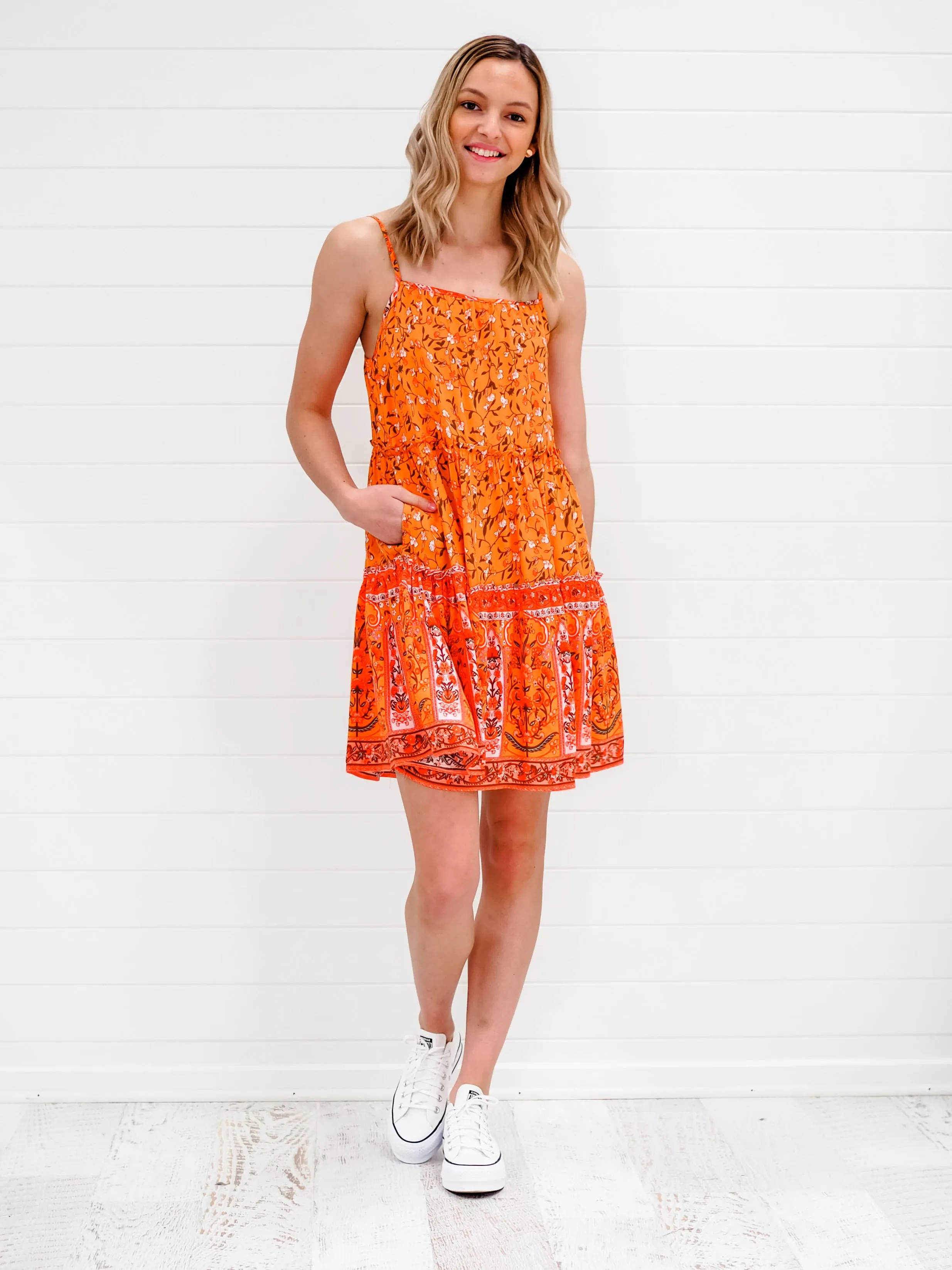 Lolly Dress - Orange