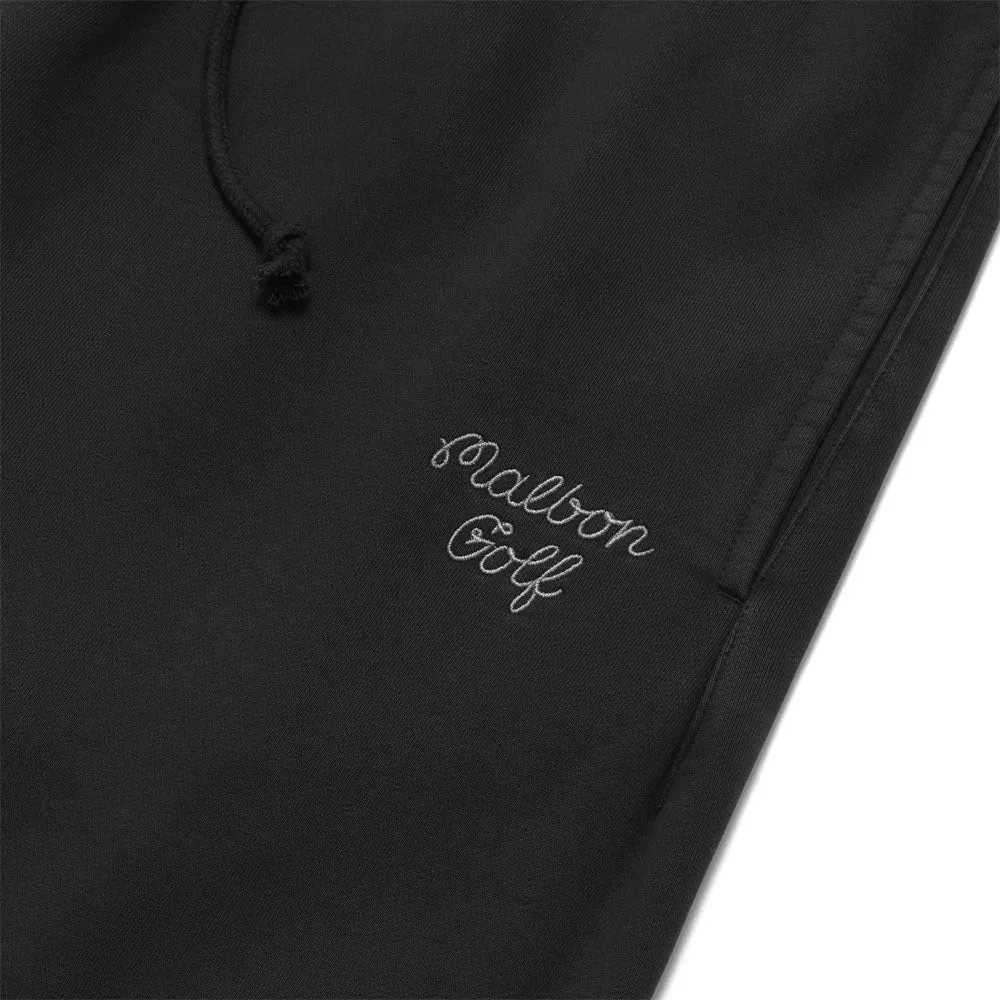 Malbon Script Golf Sweatpants Black - FW22