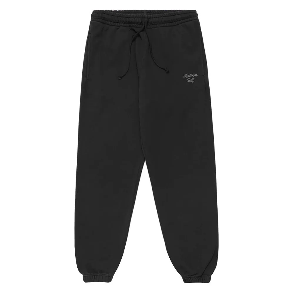 Malbon Script Golf Sweatpants Black - FW22