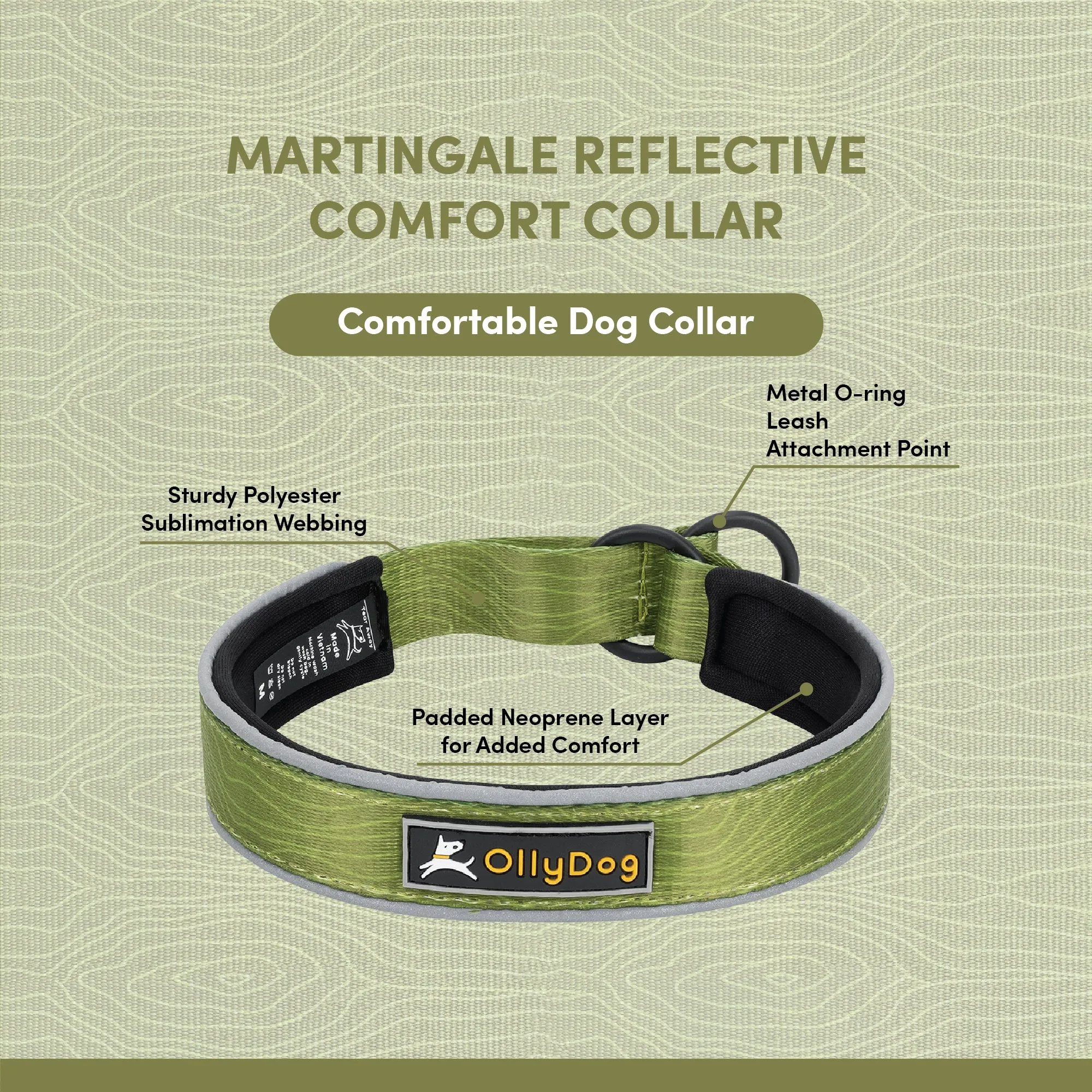 Martingale Reflective Comfort Collar | Comfortable Dog Collar