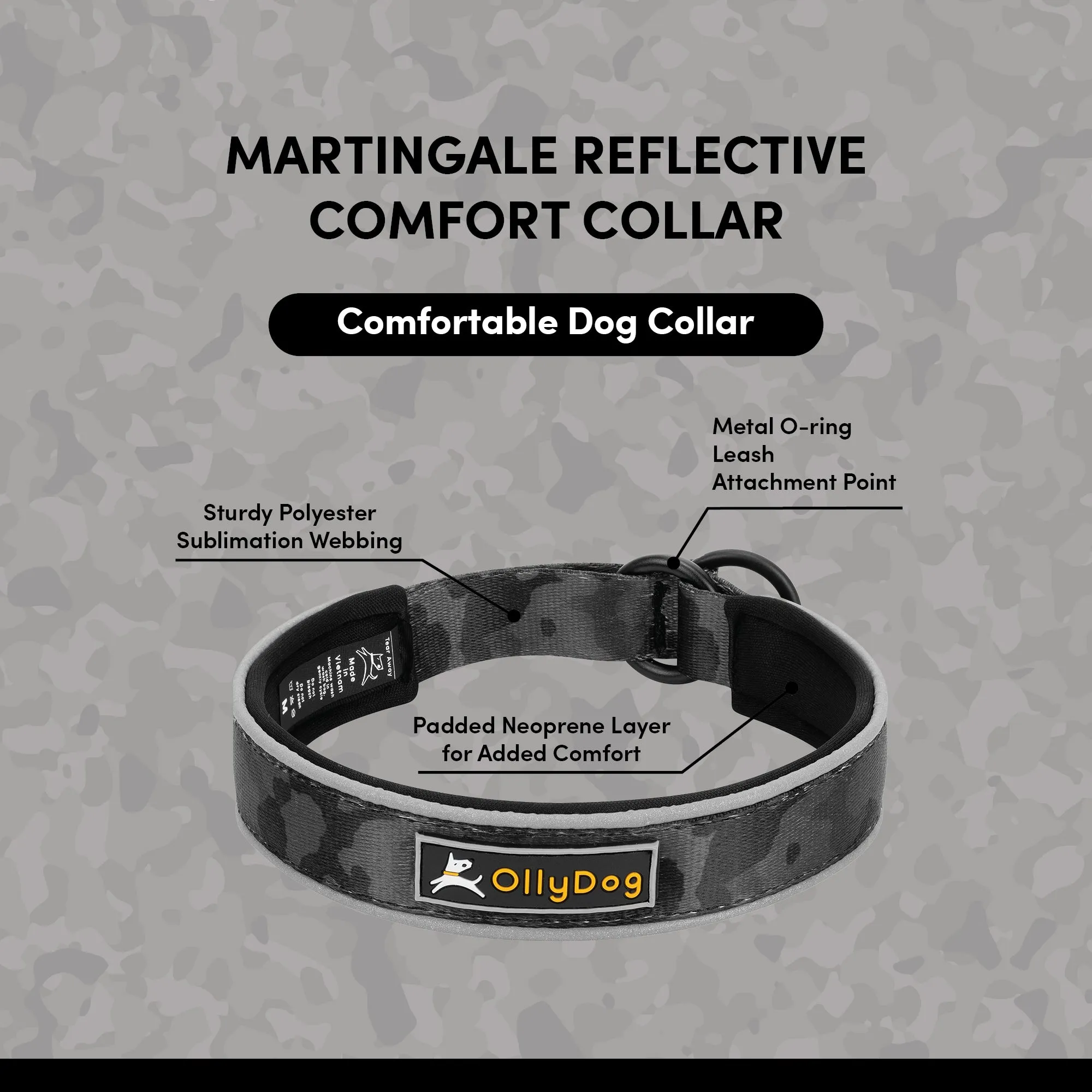 Martingale Reflective Comfort Collar | Comfortable Dog Collar