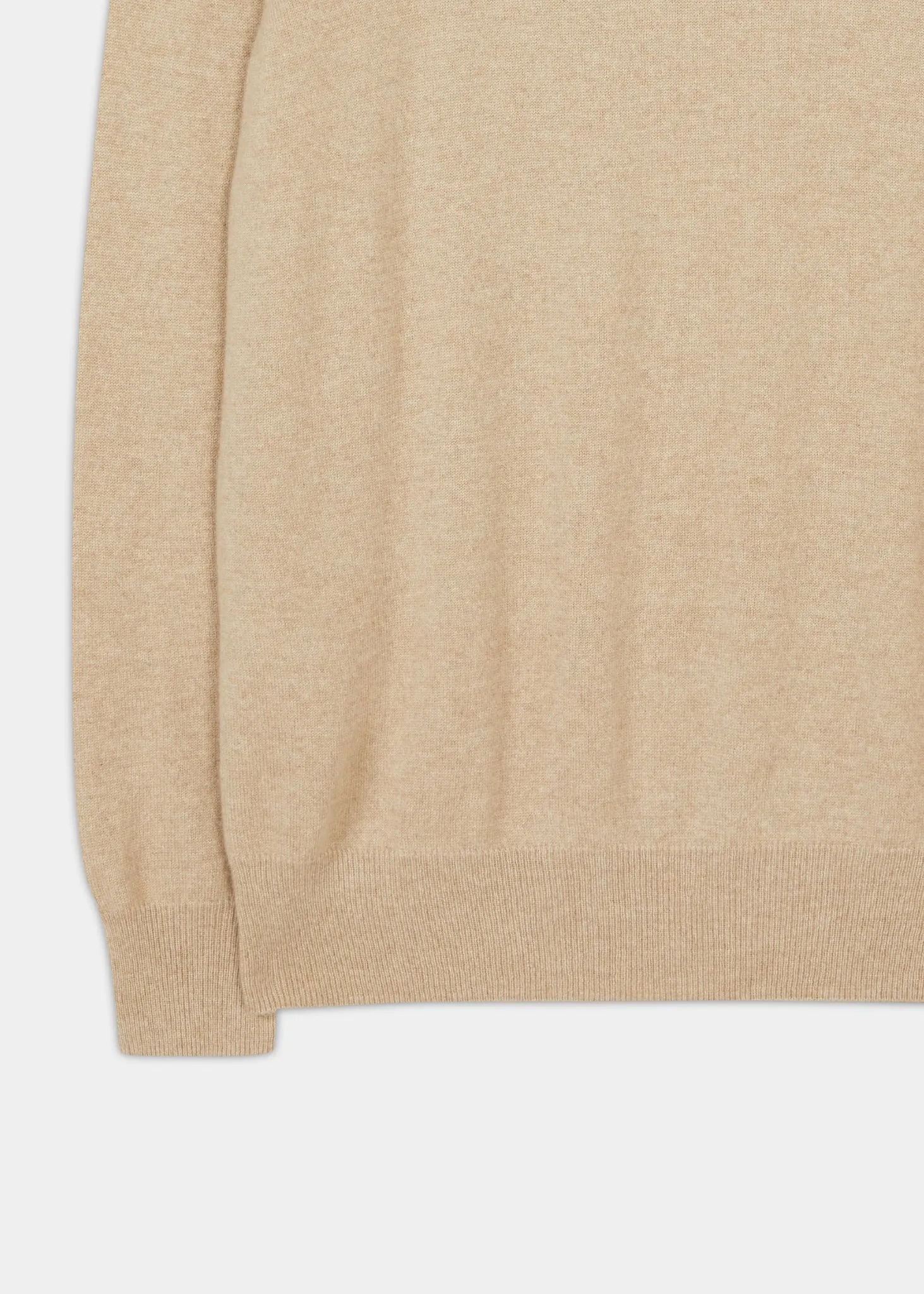 Melfort Cashmere Jumper in Linen - Regular Fit