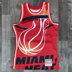 Mitchell & Ness- nba blown out fashion Heat