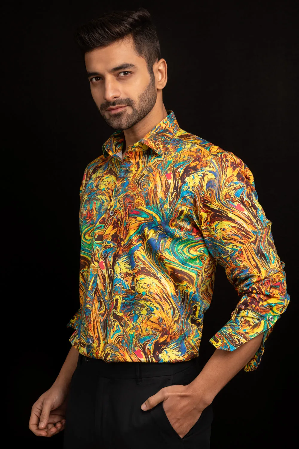 NEBULA EGYPTIAN COTTON SHIRT