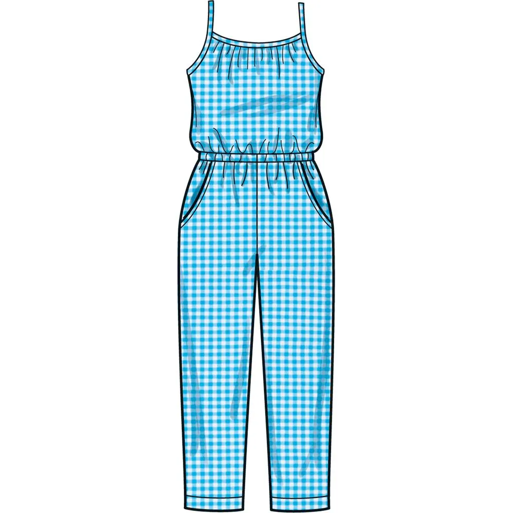 New Look Sewing Pattern N6783 Children's Jumpsuit and Sundress