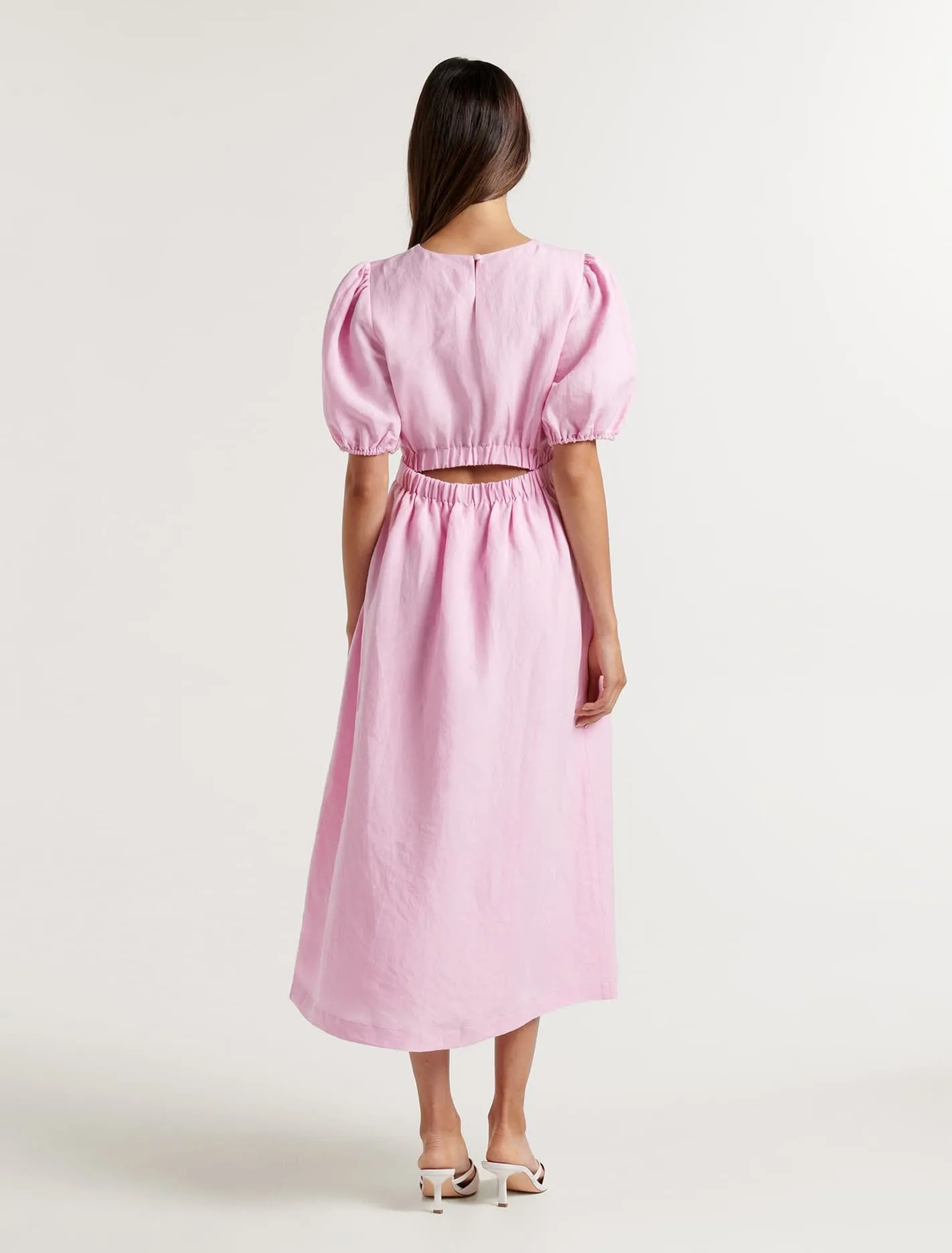 Noa Linen Midi Dress