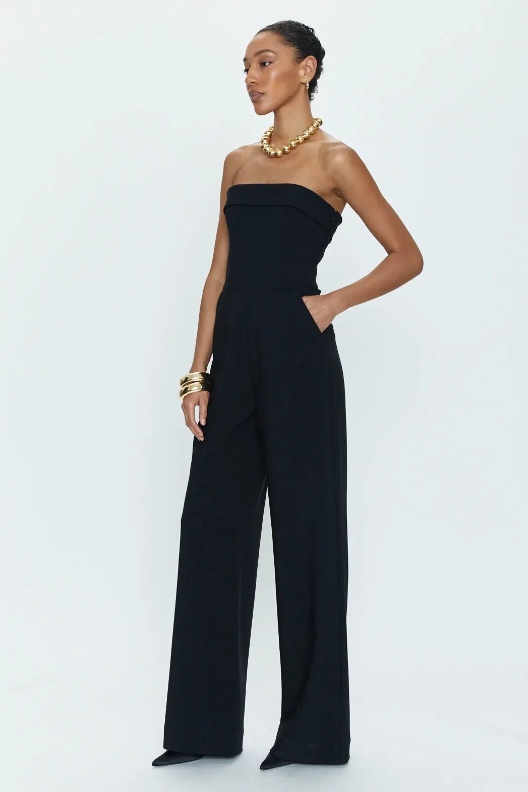 Pistola Denim Valentina Polished Jumpsuit