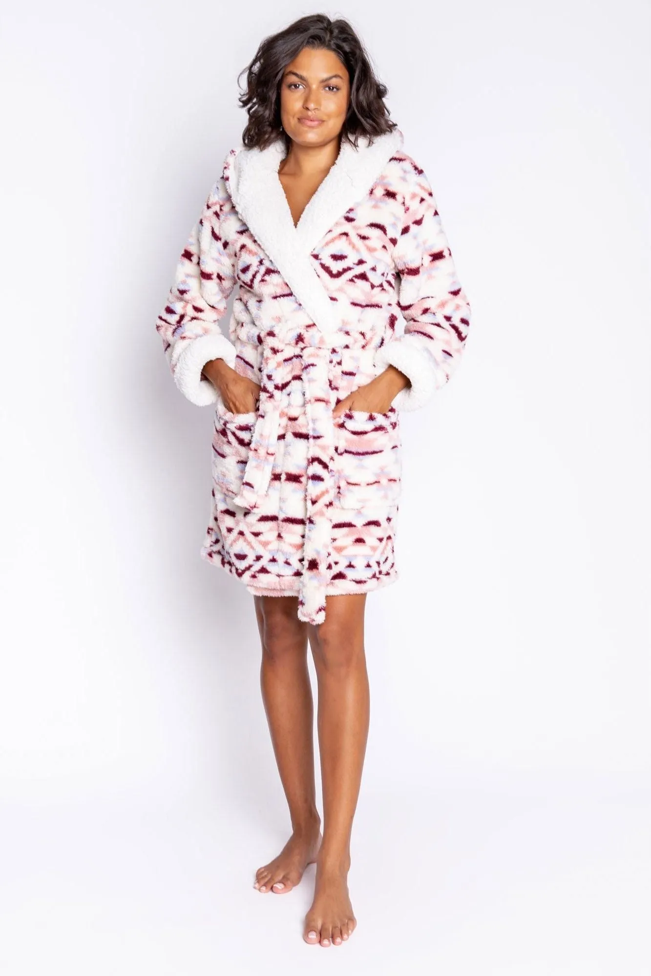 PJ Salvage Short Hooded Robe - Style RECPR