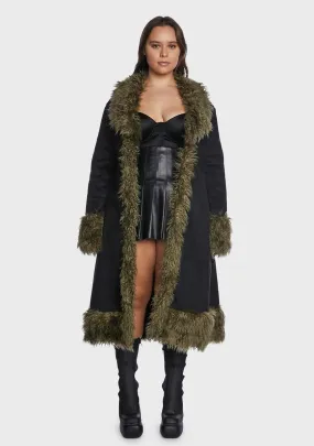 Plus Do Your Thing Faux Fur Coat