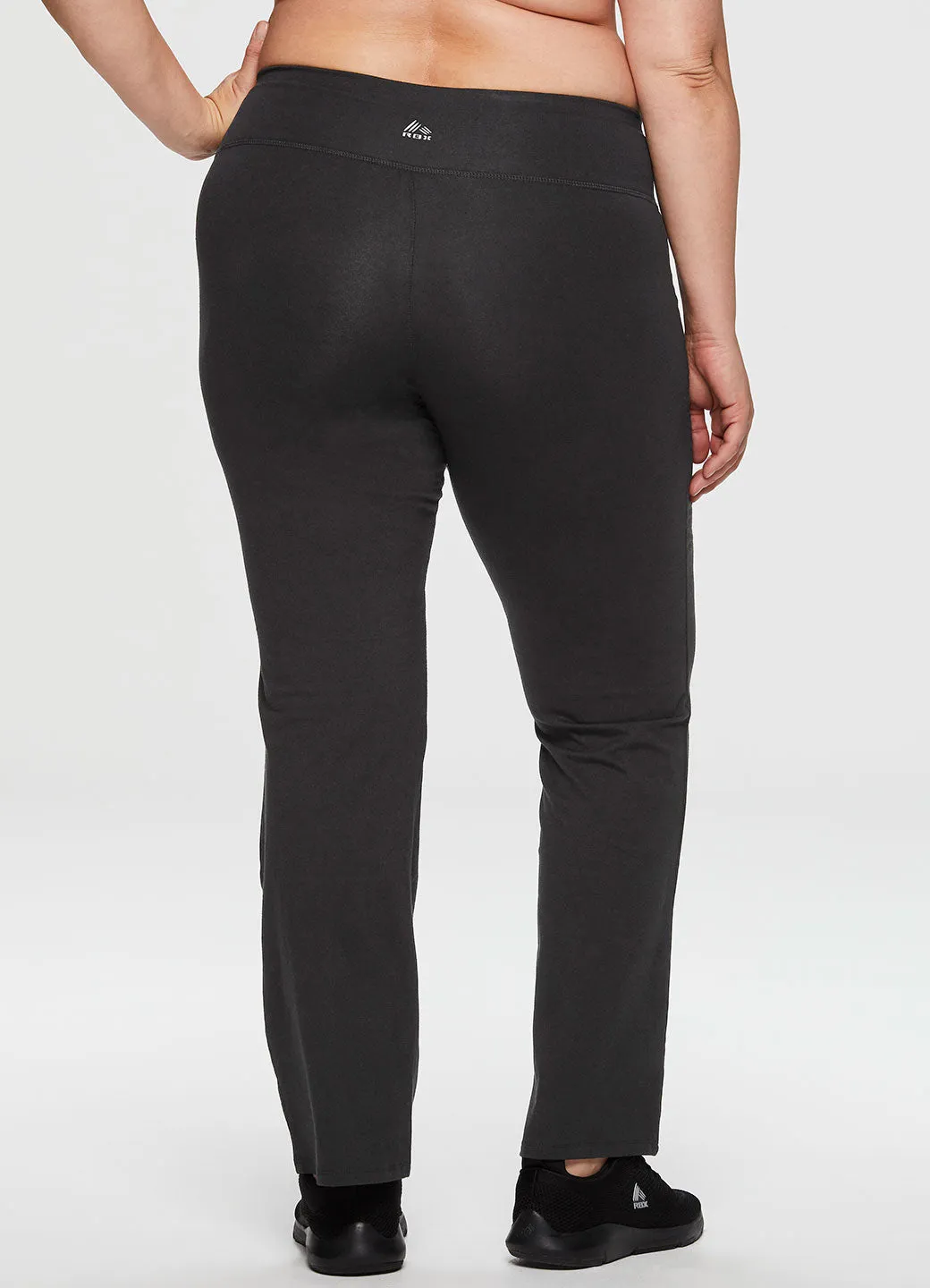 Plus Prime Cotton Spandex Boot Cut Yoga Pant