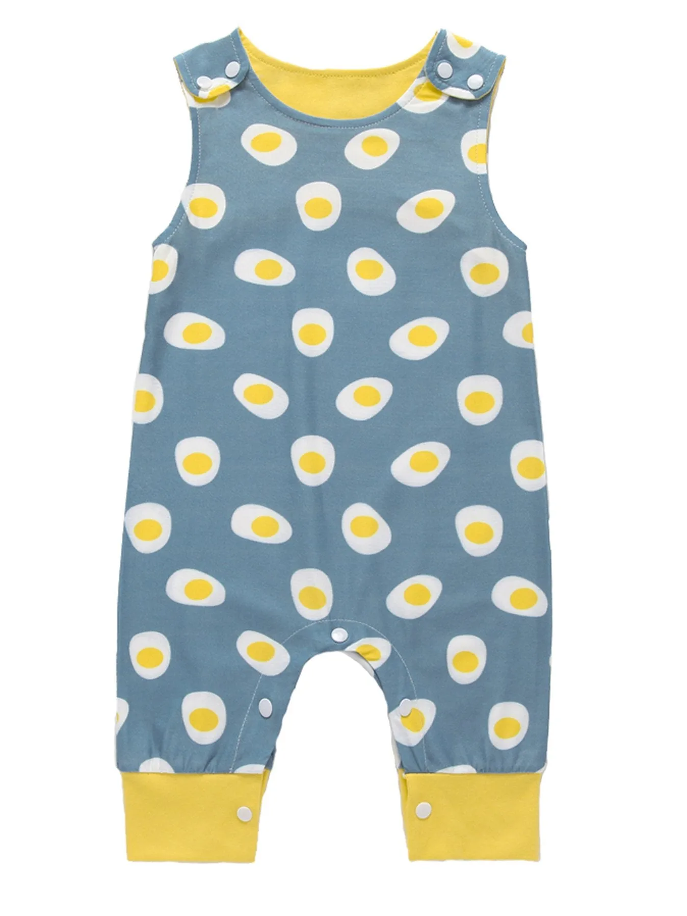 Printed Baby Sleeveless Jumpsuit