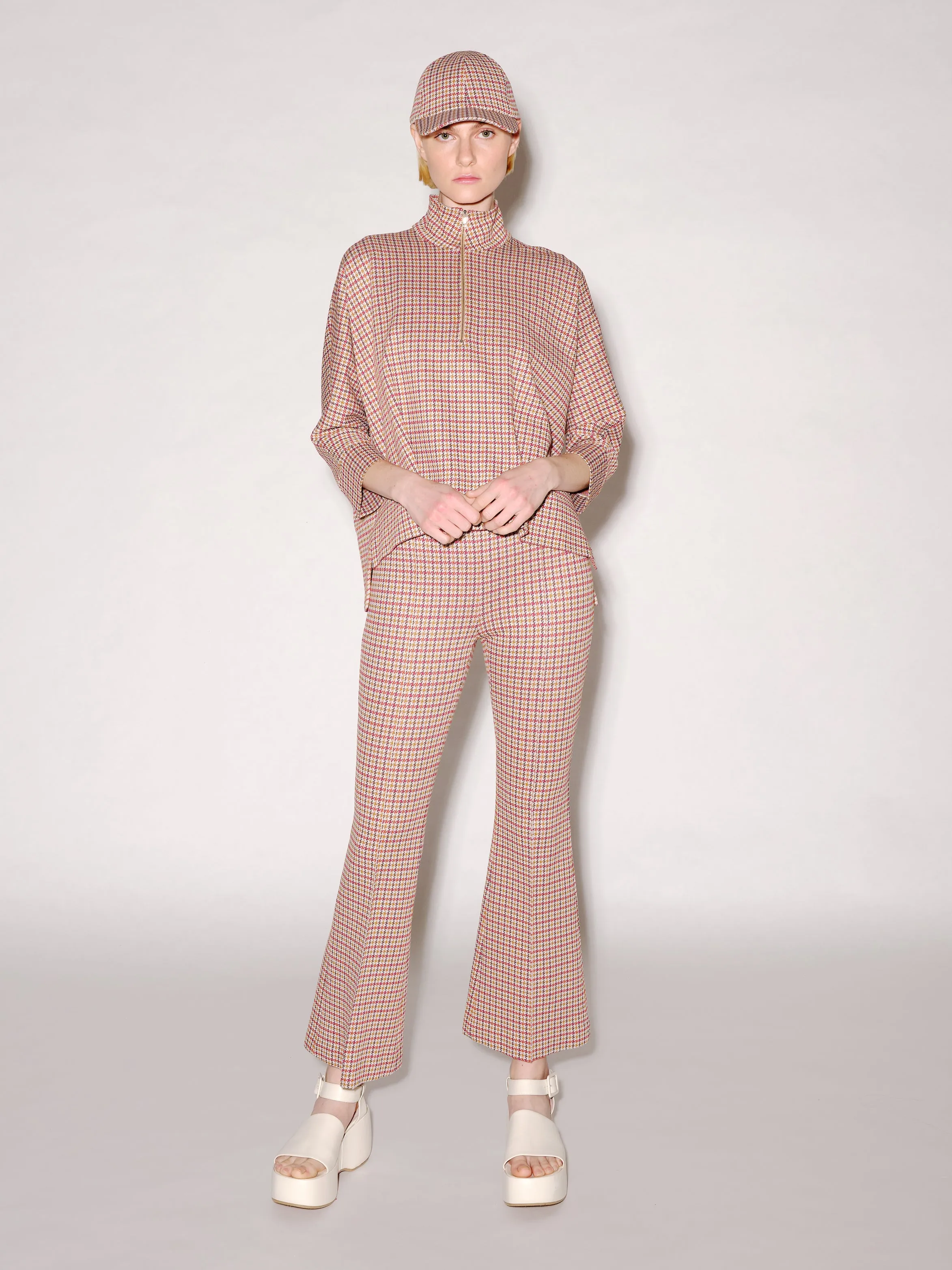 Pull On Cropped Flare Pant