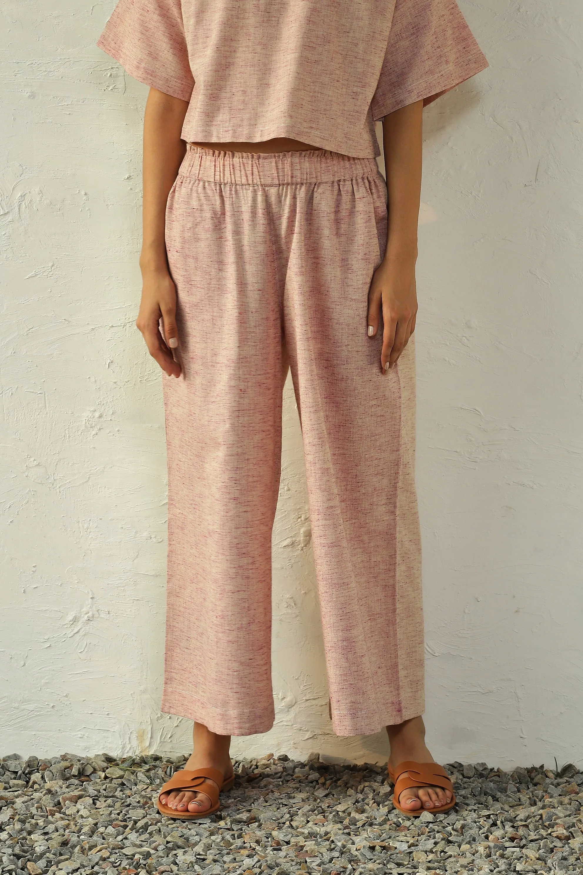 Rasberry Rush Flared Pants