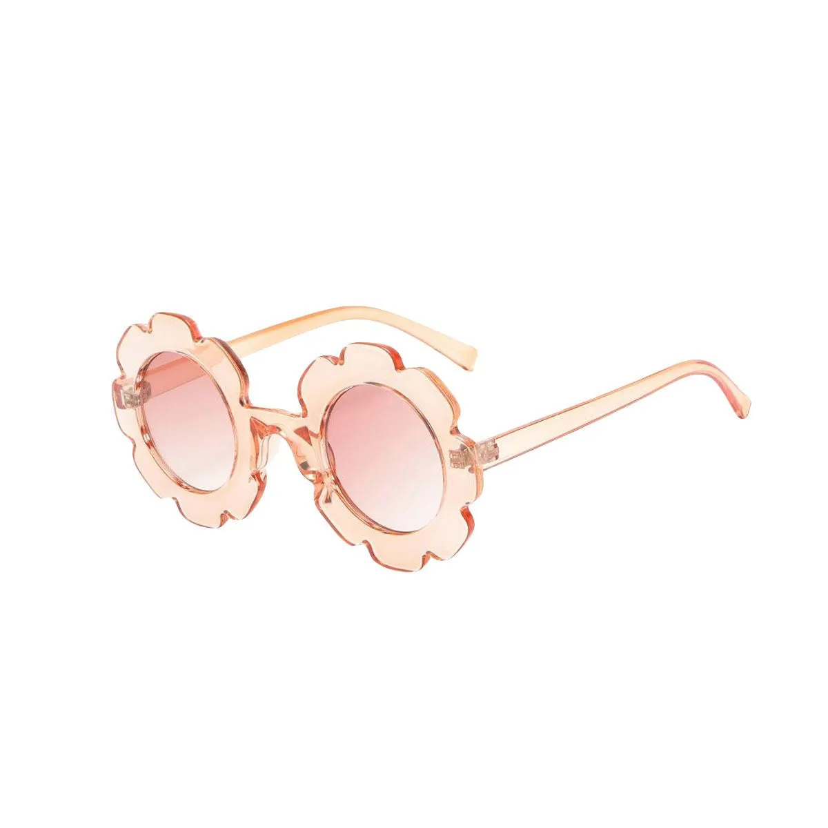 Retro Shell Sunglass, Blush