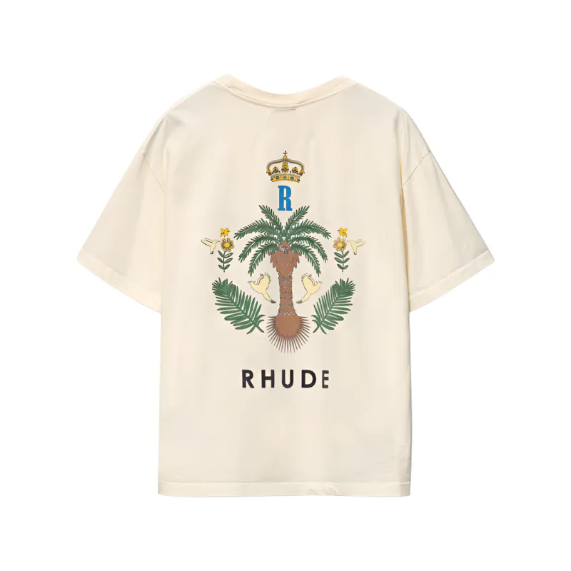 Rhude Las Palmas Tee Vintage White