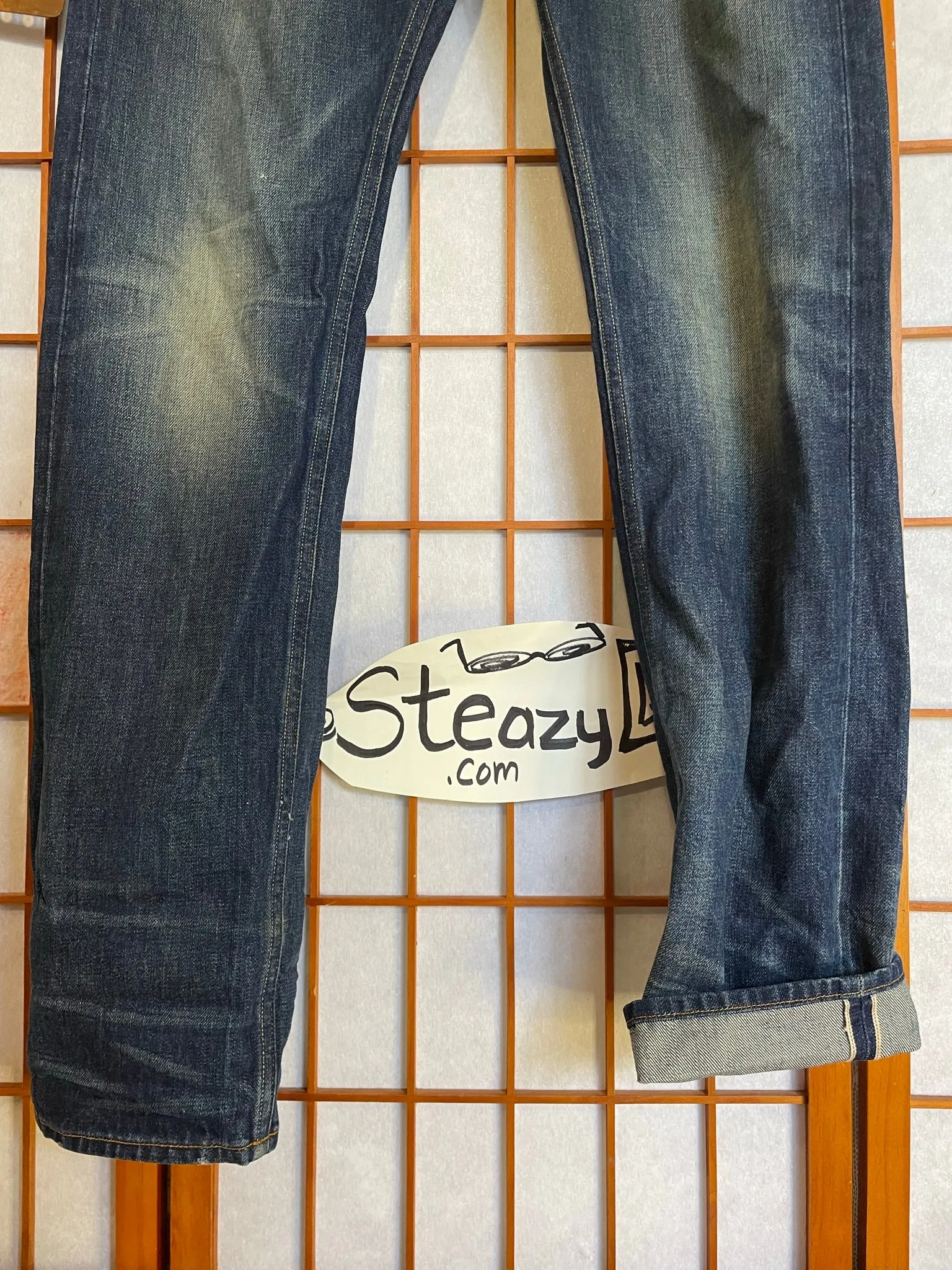 Selvedge jean Men 32 Lucky Brand LEGEND 1 Authentic Skinny Blue USA