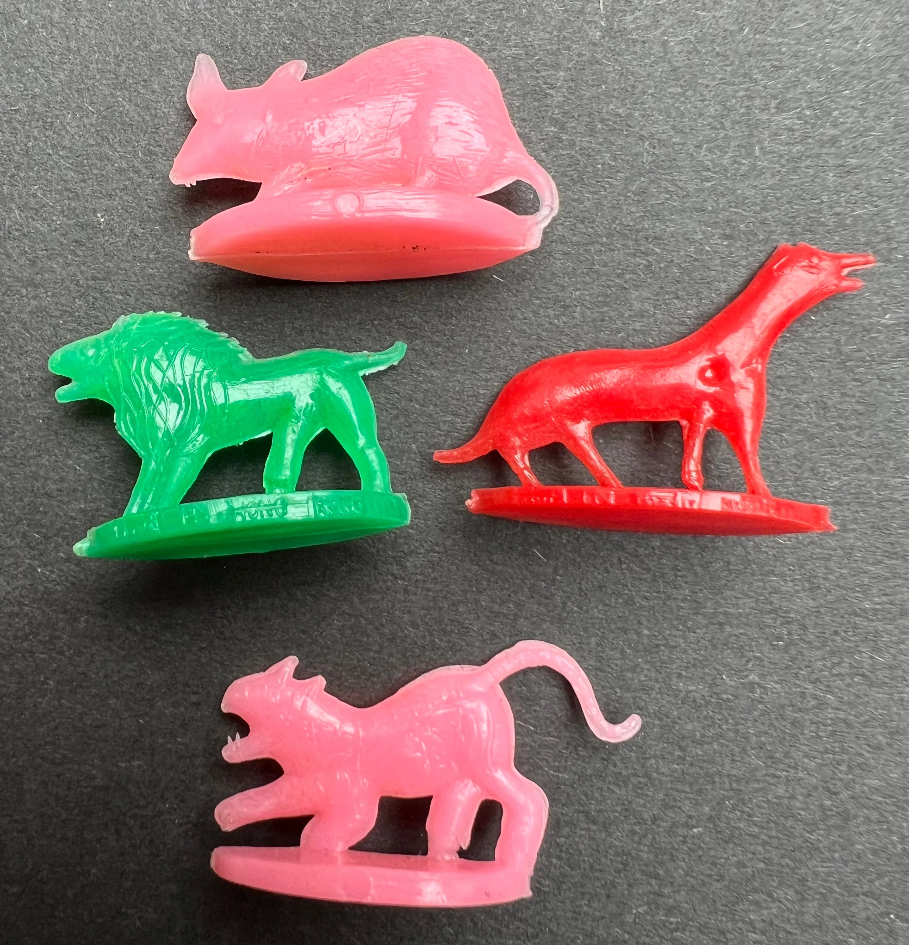 Set of Strange 1.5 - 3cm Tall Vintage Animals