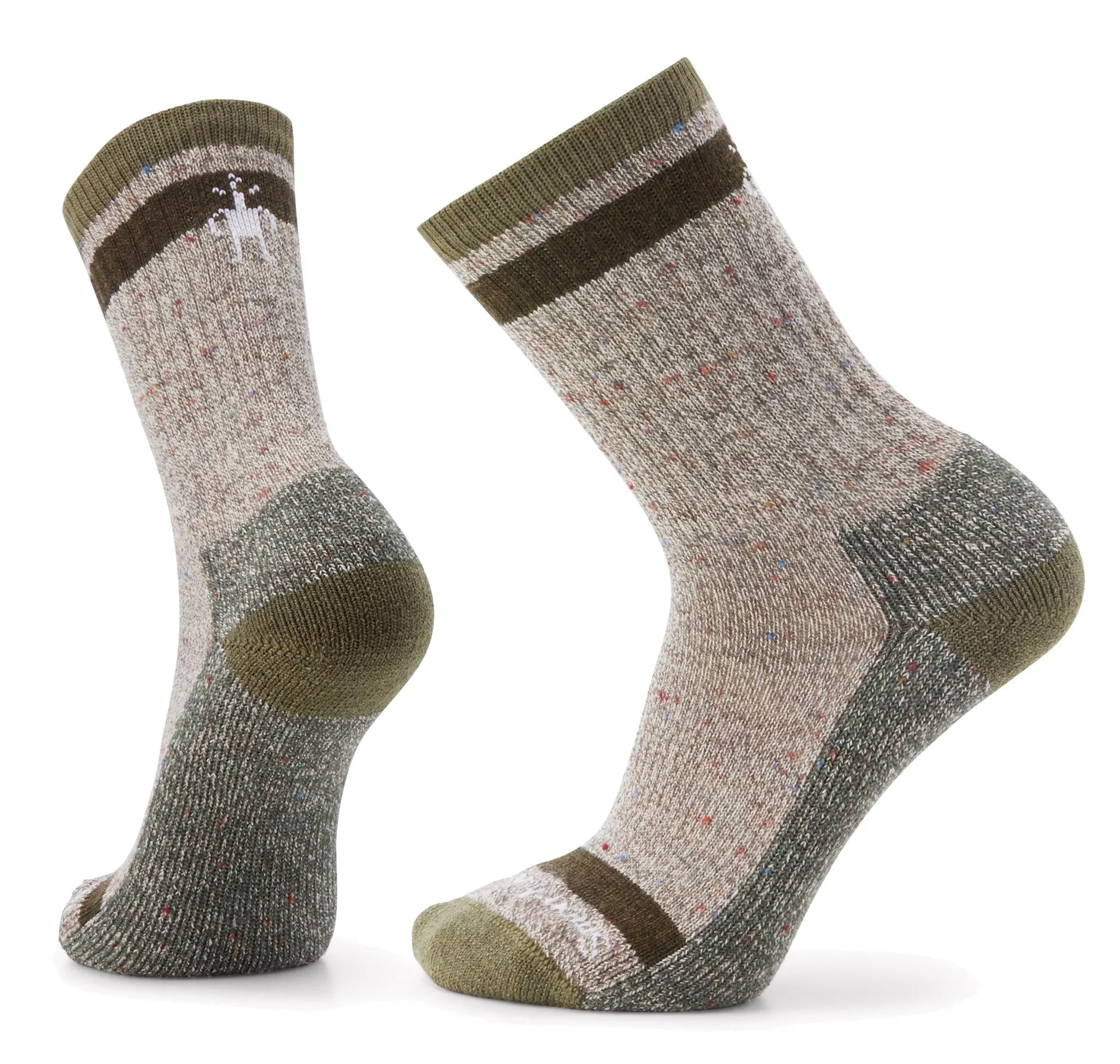 Smartwool Everyday Larimer Crew Socks Light Cushion Winter Moss