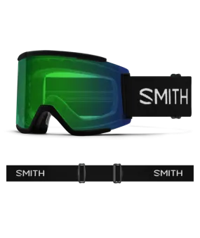 SMITH SQUAD XL BLACK | EVERYDAY GREEN MIRROR & STORM ROSE FLASH