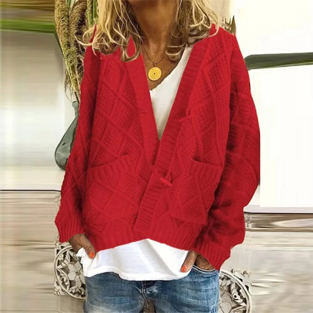 Spring Autumn New Loose Wild Long Sleeves Knitwear Female Sweaters 2XL S2624563