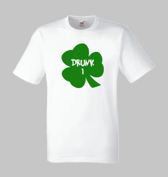 St Patricks Day Shirt, Drunk Drinking, Thing 1, Lucky Shamrock Clover, Lucky Charm, Matching Shirt, Adult Shirt, Men's Women's