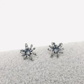 Sterling Silver Spider Post Earrings