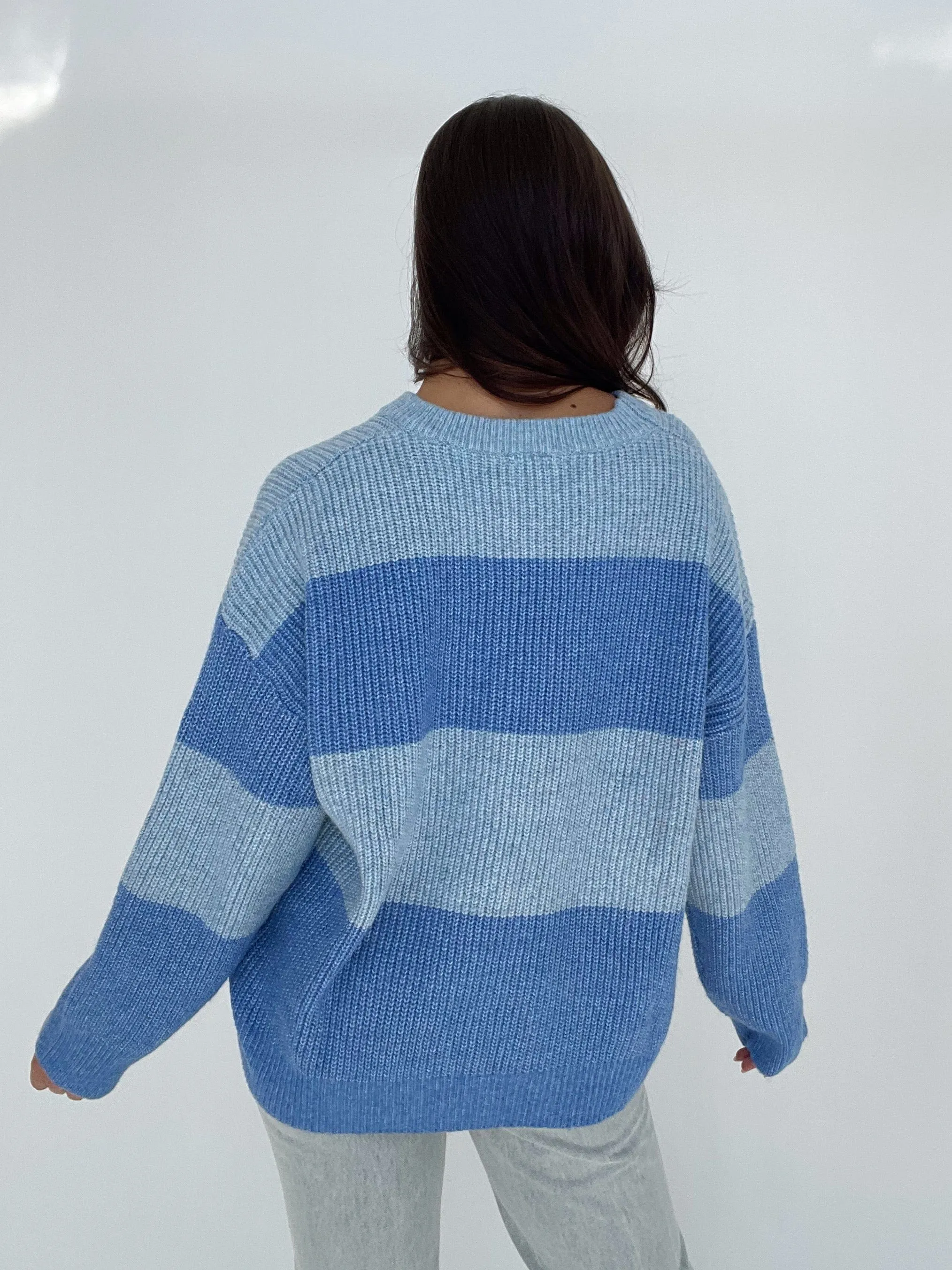 Striped Color Block Sweater