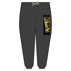 Sweatpants: Funky Police Lines Design