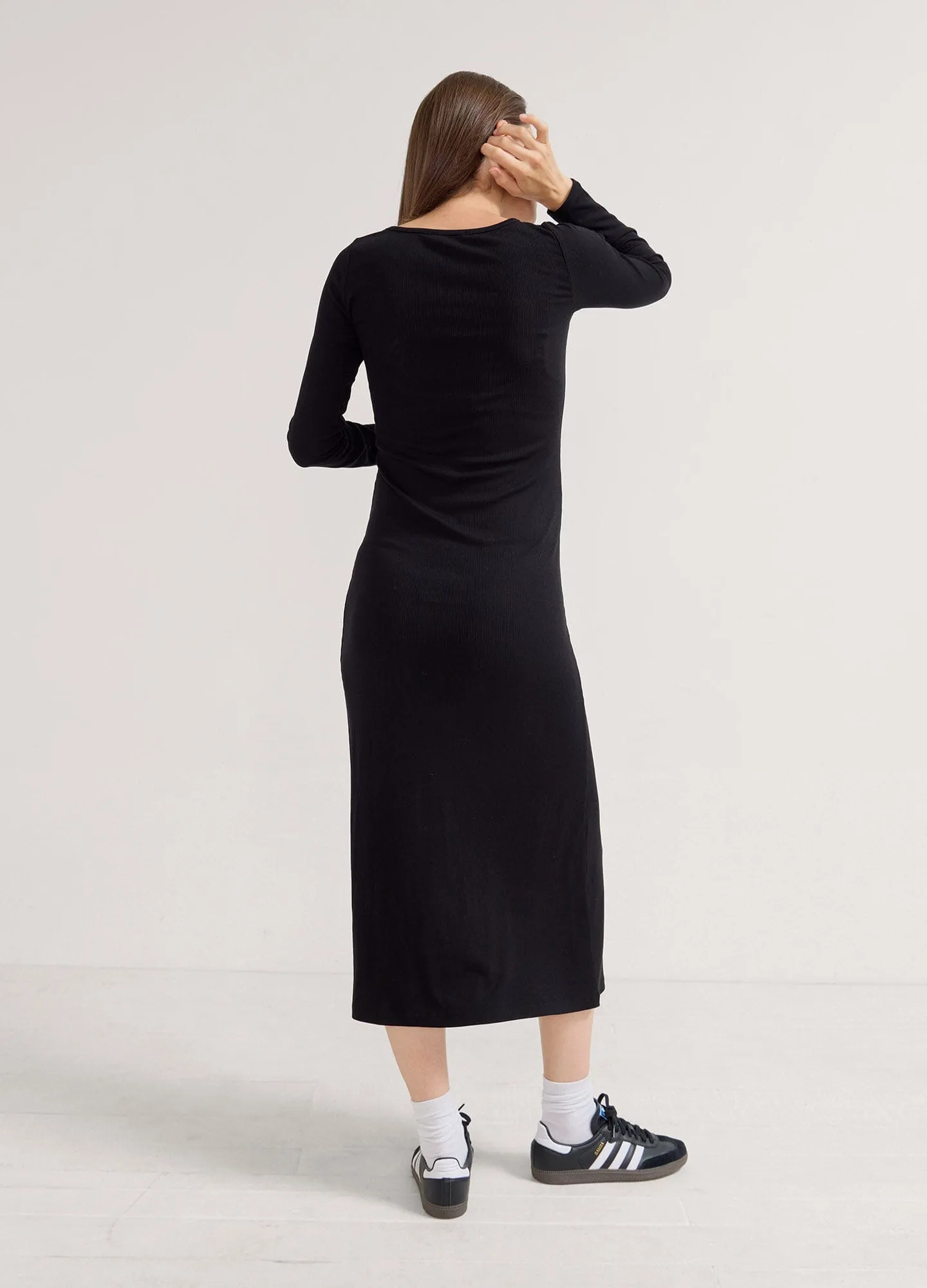 The Longsleeve Rib Dress