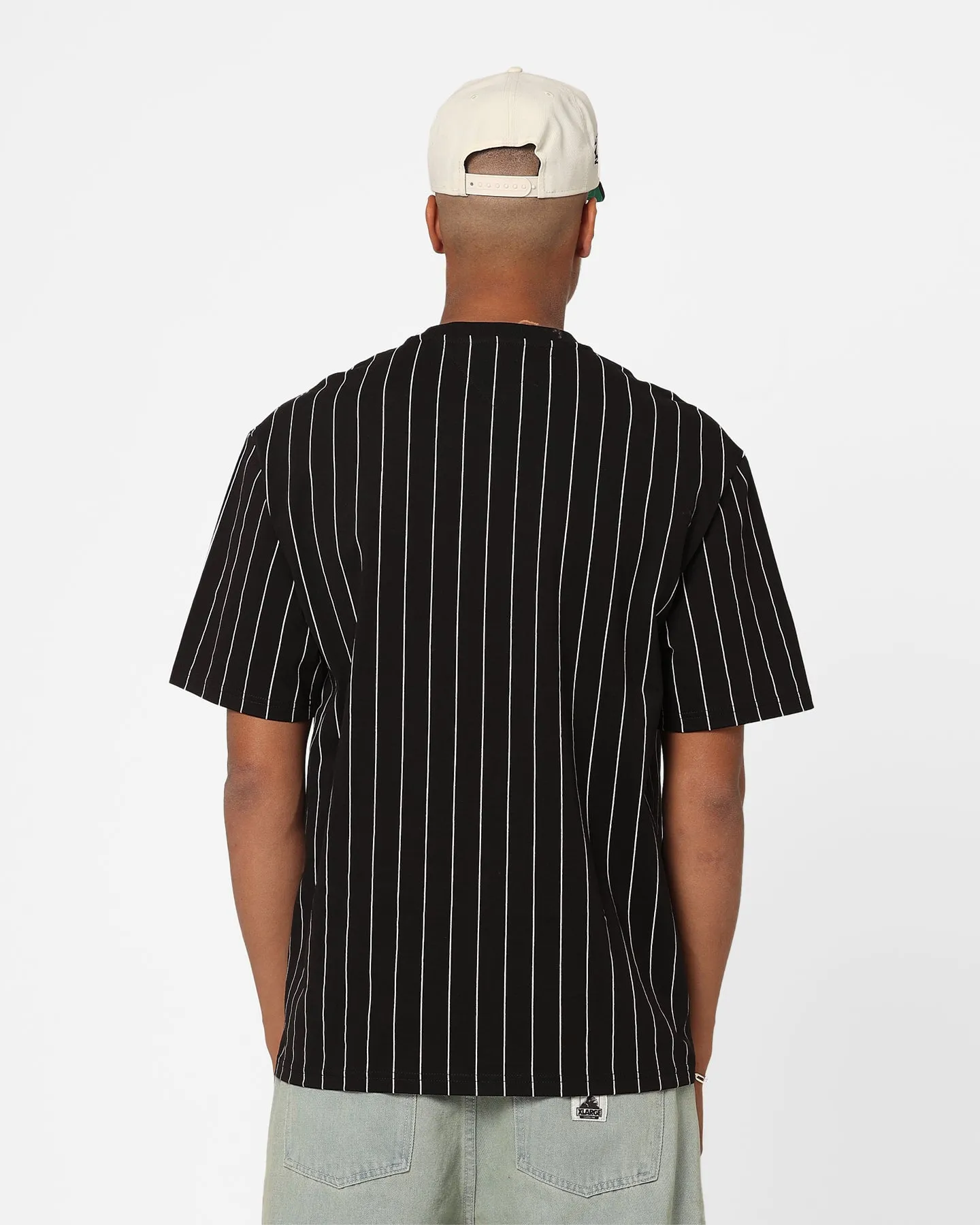 Tommy Jeans Pinstripe T-Shirt Black