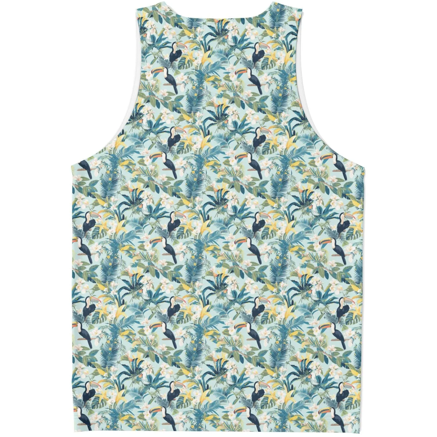 Toucan and Tropical Plants- Mens Tank Top