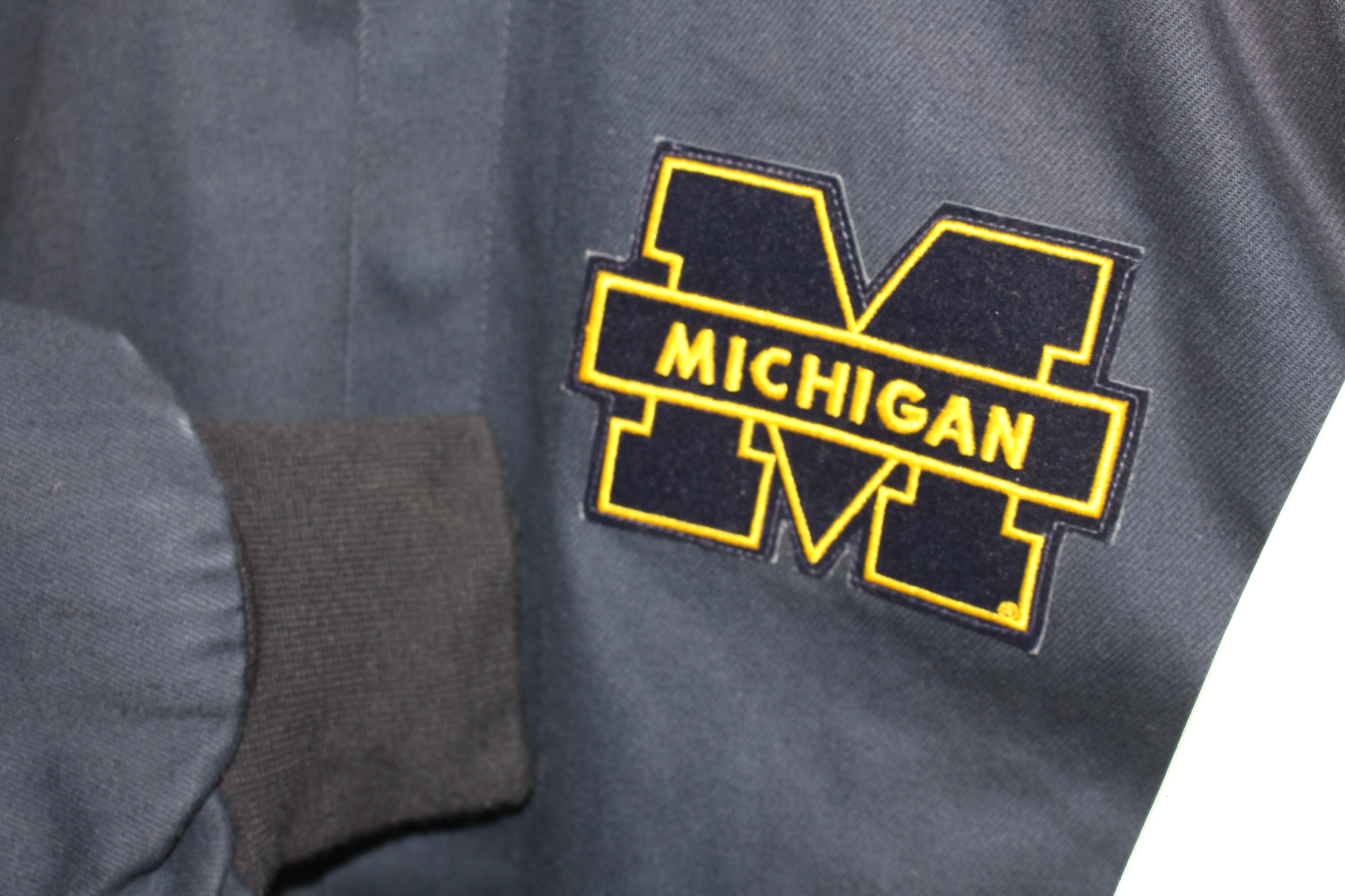 University Of Michigan Jeff Hamilton Leather Jacket (S)