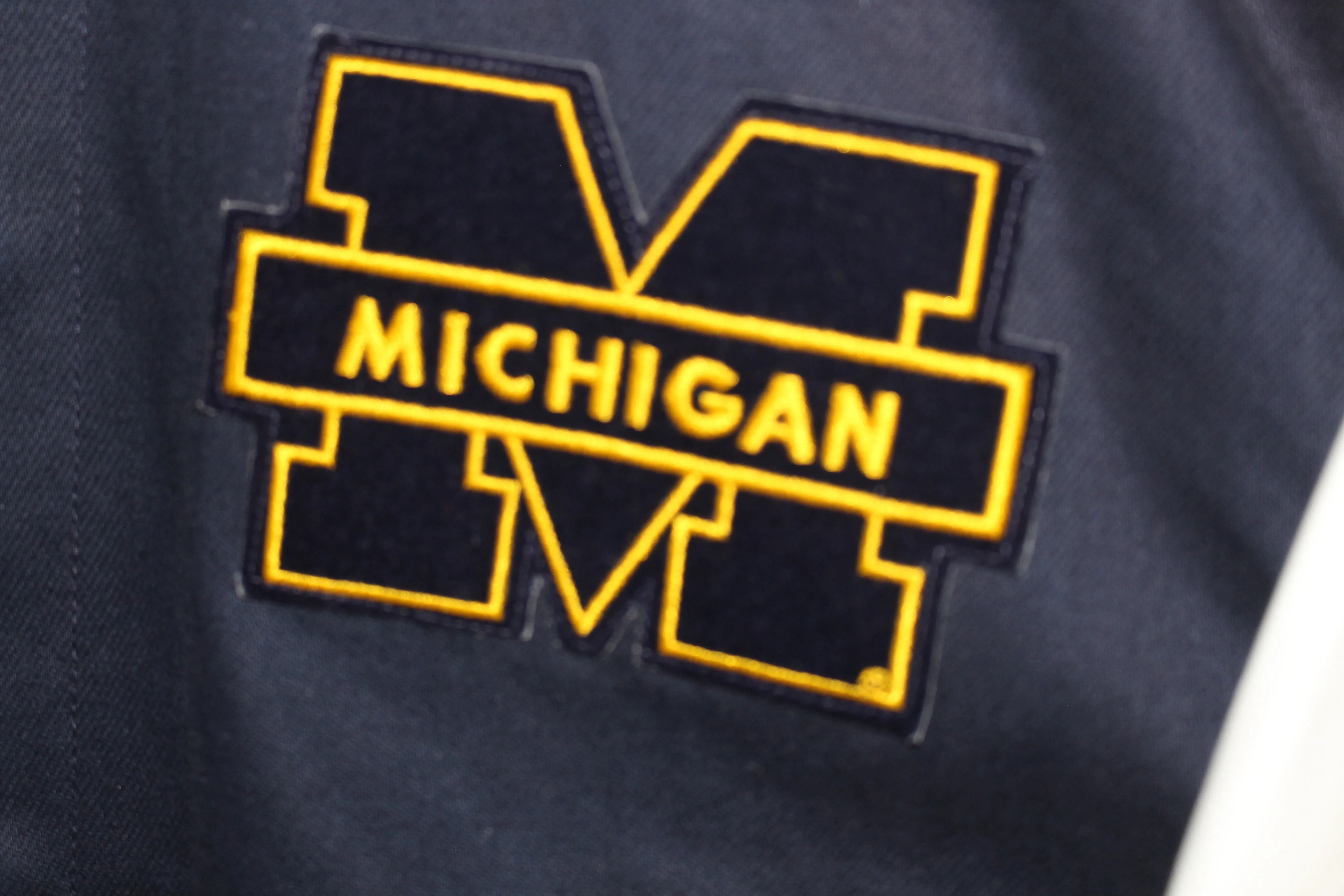 University Of Michigan Jeff Hamilton Leather Jacket (S)