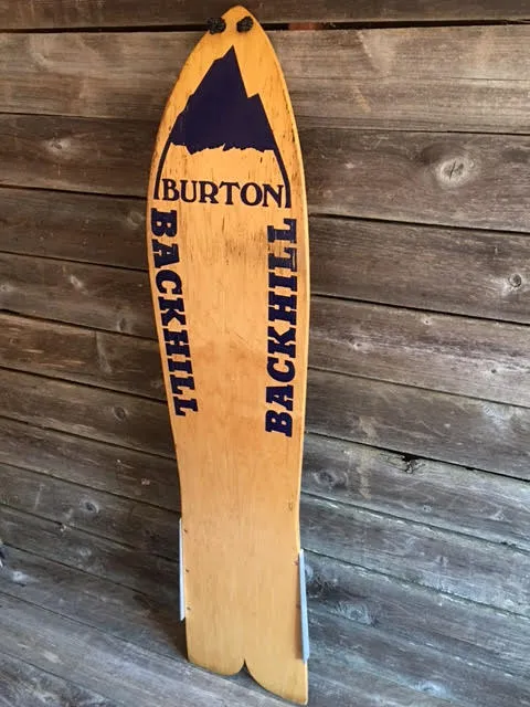 Vintage Burton Backhill Snowboard - Blue