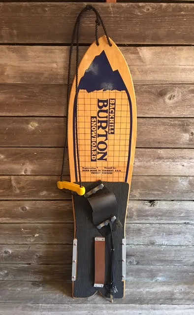 Vintage Burton Backhill Snowboard - Blue