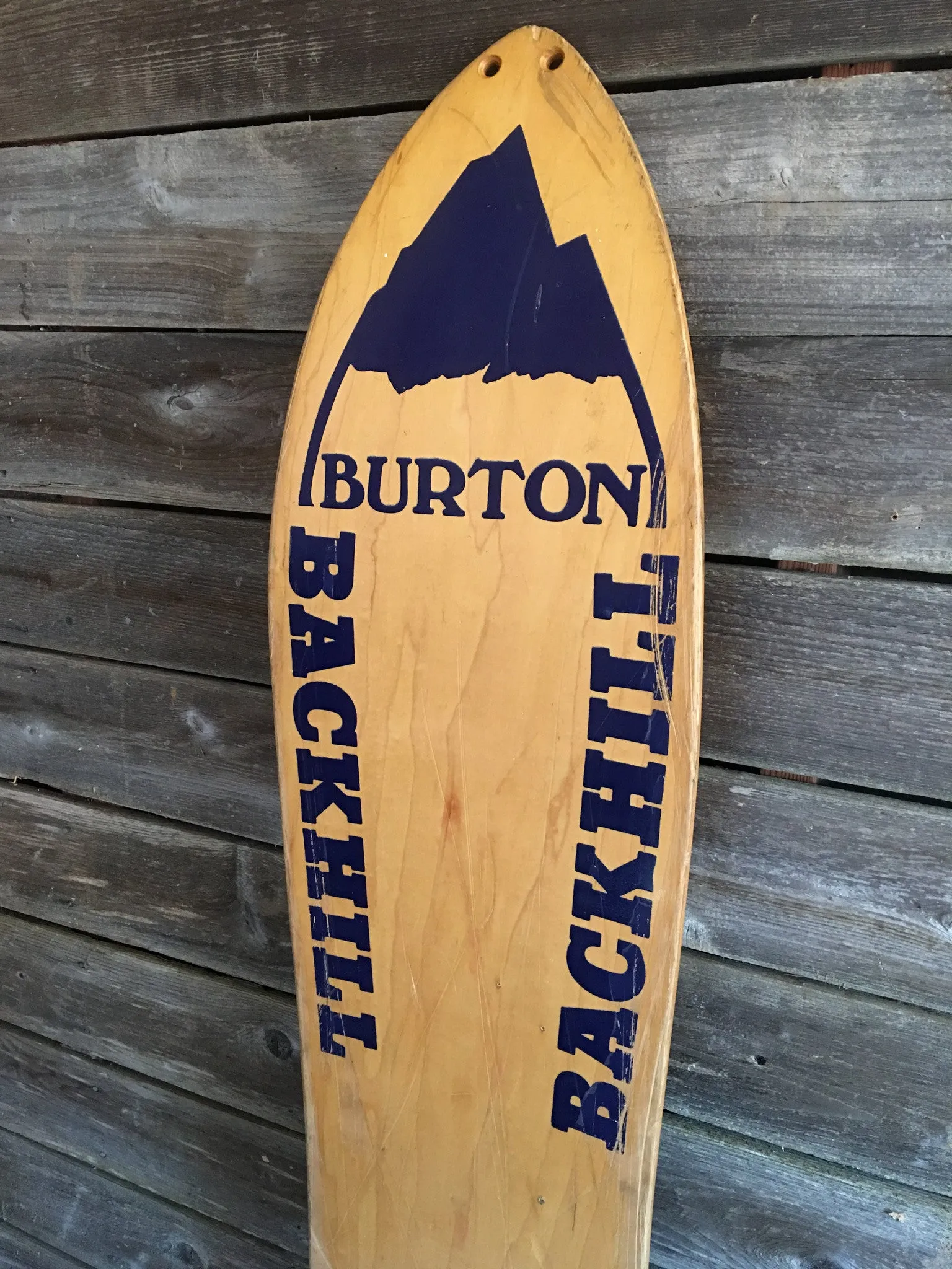 Vintage Burton Backhill Snowboard "Patent Pending"