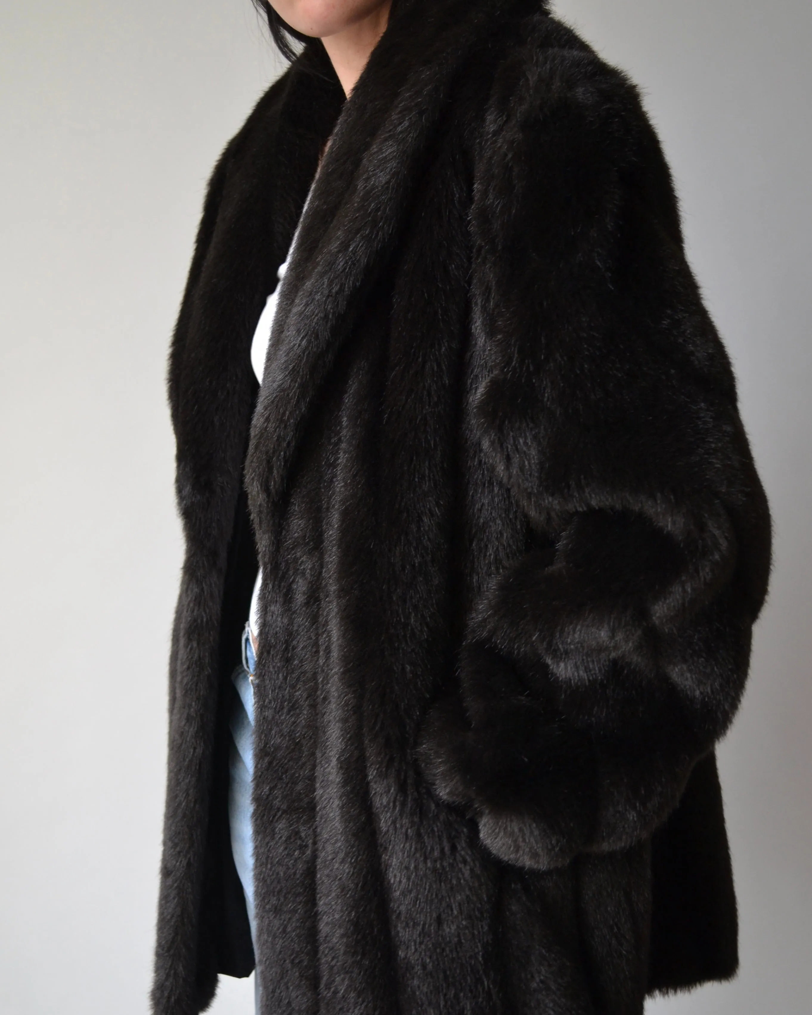 Vintage Faux Fur Coat