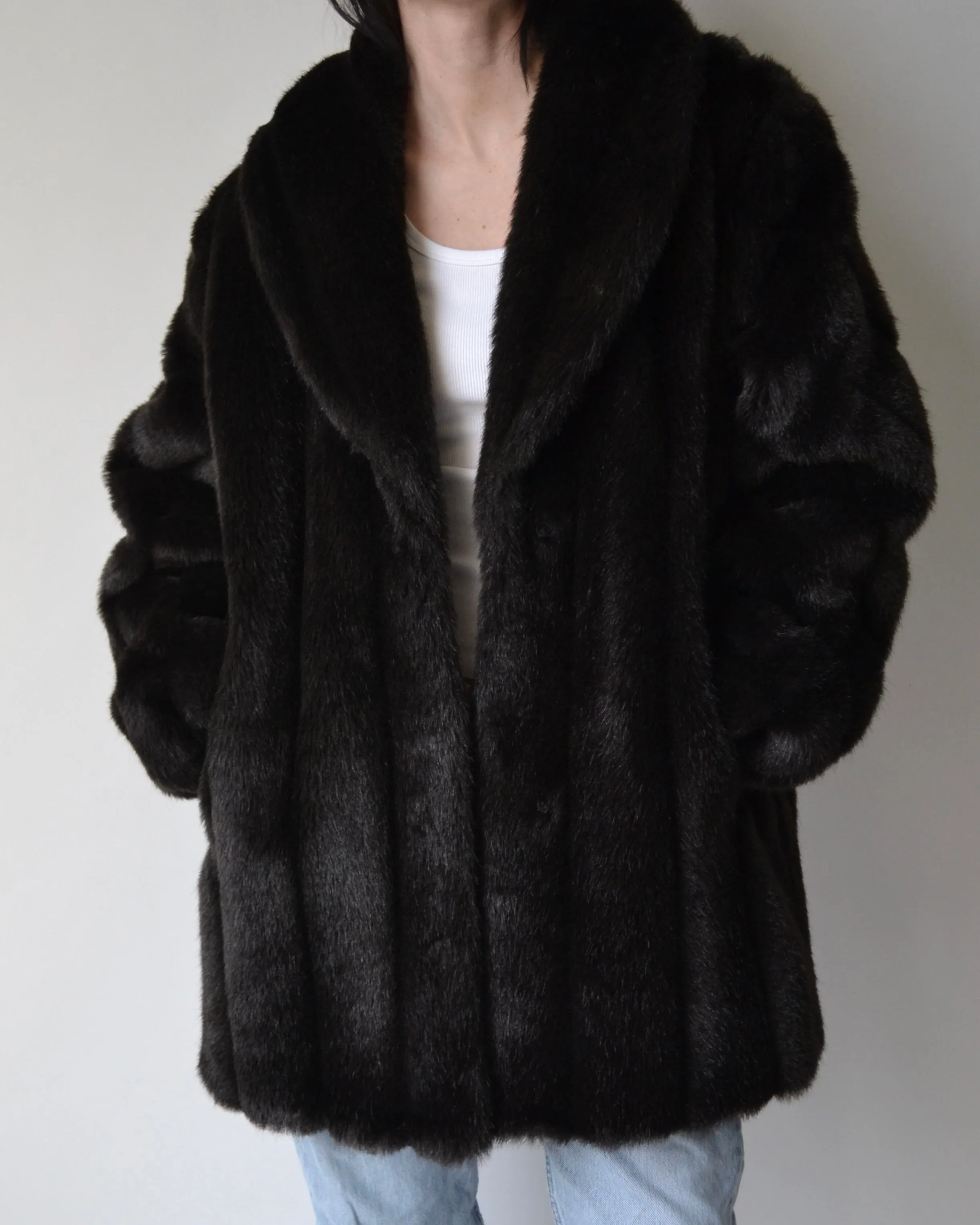 Vintage Faux Fur Coat