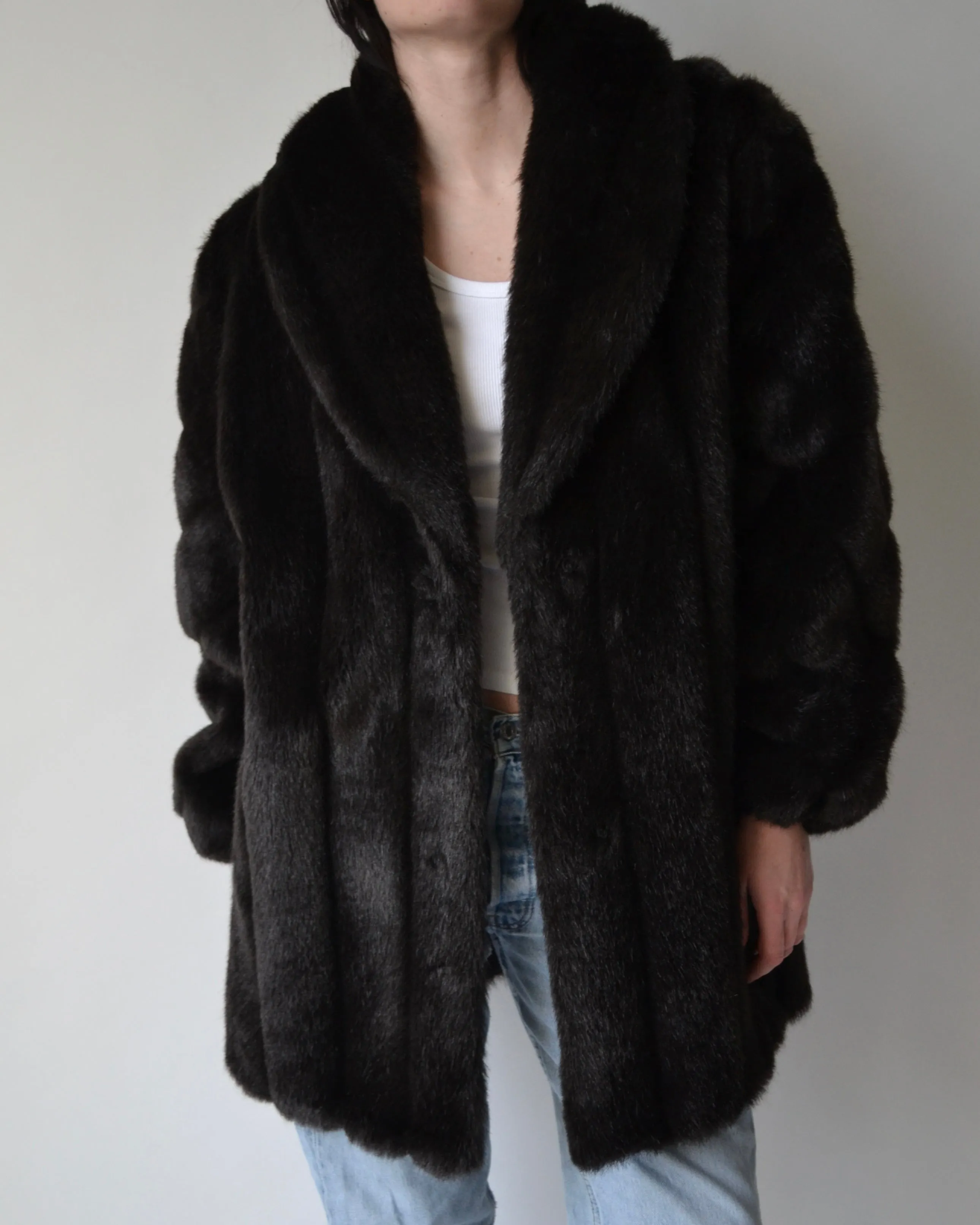 Vintage Faux Fur Coat